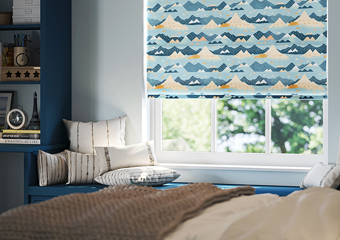 Serene Summit, Frost - Roman Blind - Image 5